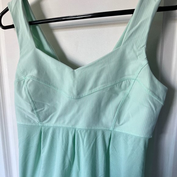 Lululemon Elevate Tank - Sea Foam and Tonka Stripe - Size 8 - Picture 3 of 6